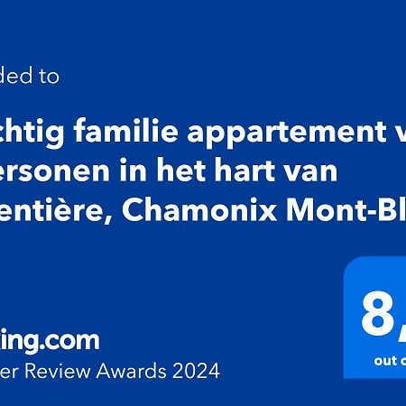 Prachtig Familie Appartement Voor 6 Personen In Het Hart Van Argentiere, Chamonix Mont-Blanc Exteriér fotografie